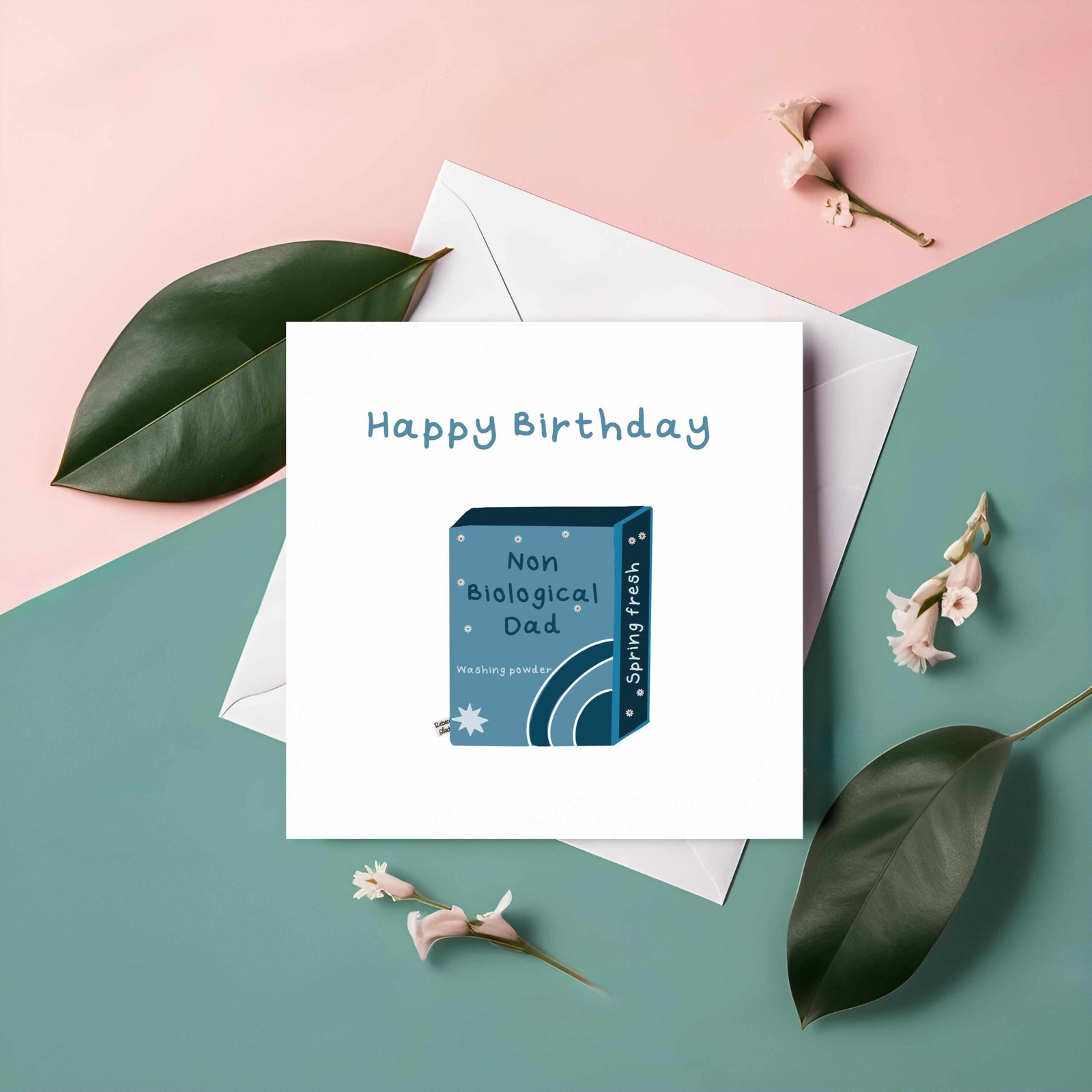 Non Bio Dad Birthday Card